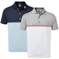 FootJoy Mens Colour Block Lisle Polo Shirt